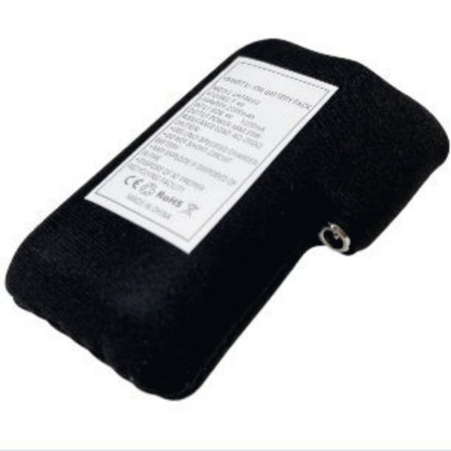 Kain hitam dibungkus paket baterai 18650 li ion 2S1P 7.4V 2000mAh 2200mAh 2600mAh 3500mAh paket baterai untuk sarung tangan yang dipanaskan