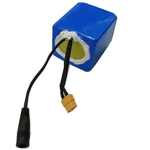 Baterai lithium 12 volt 10ah 18650 3 sel dalam seri dengan colokan XT60