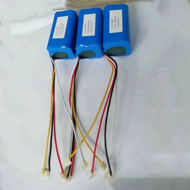 Baterai yang disesuaikan 14.8v 2200mah 18650 Cell 4s1p Dengan BMS Untuk Sweeper