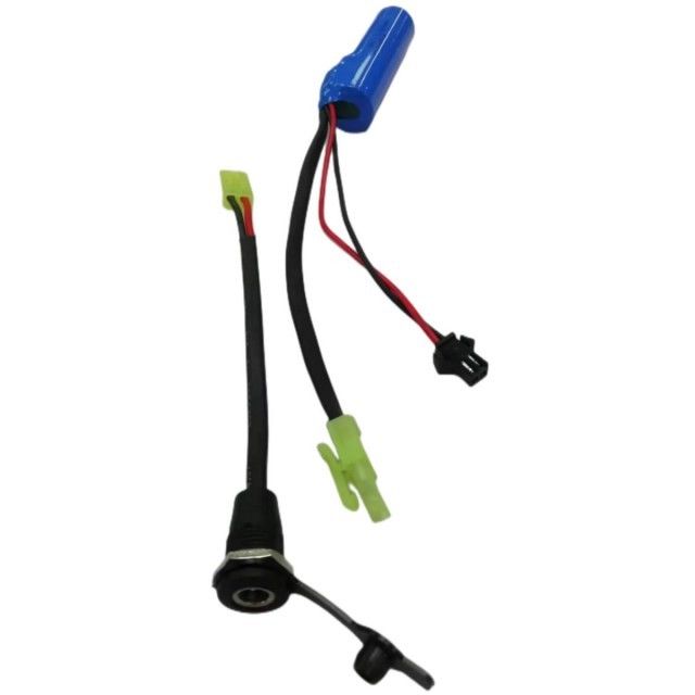 Baterai Pompa Air SM-2P 18650 1s 3.7v 2000mAh Dengan Steker Pengisi Daya DC5521