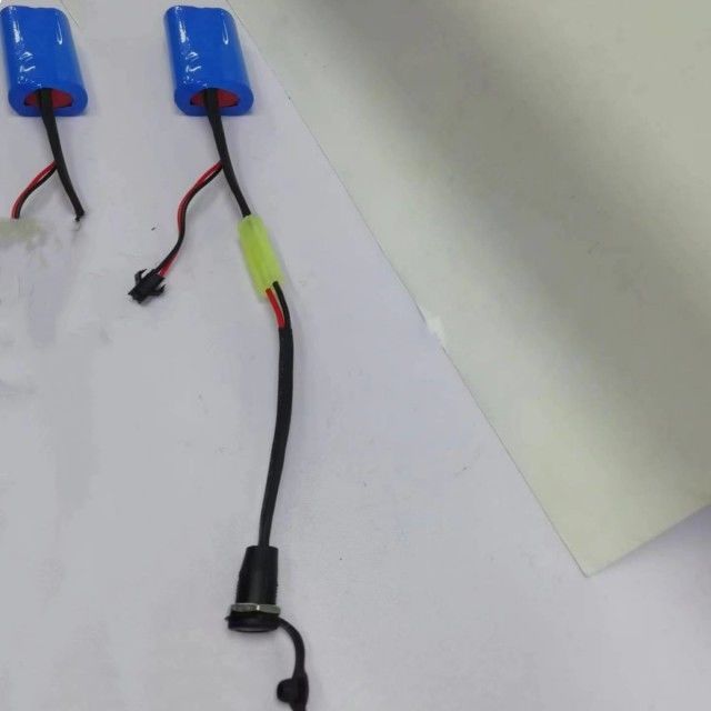 Custom 18650 Li-ion Battery Pack 2Cells In Series With Barrel Connector DC5521 Wanita