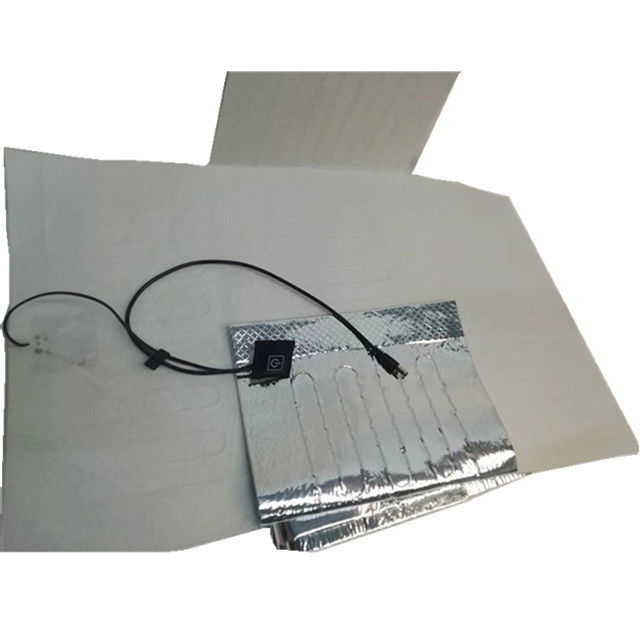 12V Aluminium Foil Bantalan Pemanas Ukuran 25x25cm 30x30cm 35x35cm Untuk Pengiriman Makanan