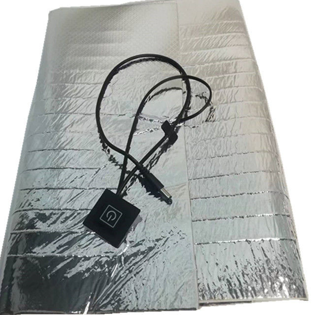 12V Aluminium Foil Bantalan Pemanas Ukuran 25x25cm 30x30cm 35x35cm Untuk Pengiriman Makanan
