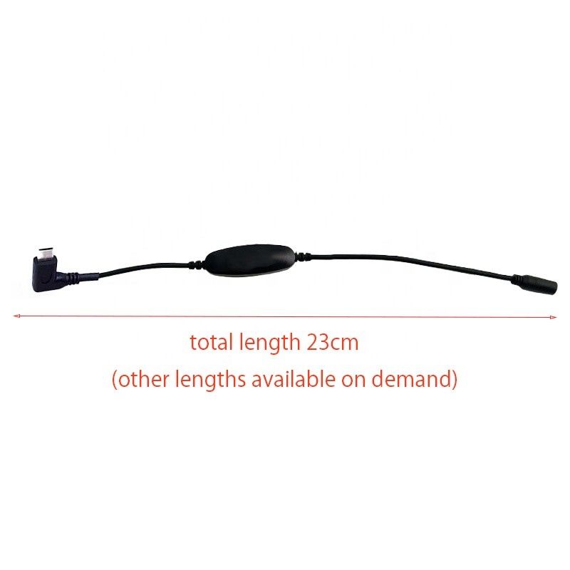 3.8 * 1.4 Kabel USB DC diisolasi Untuk Kipas Pakaian Pendingin Udara