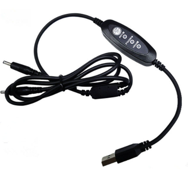 Kabel Usb Dc Tegangan Rendah 13cm Kabel Sakelar Daya Usb Sudut Lurus