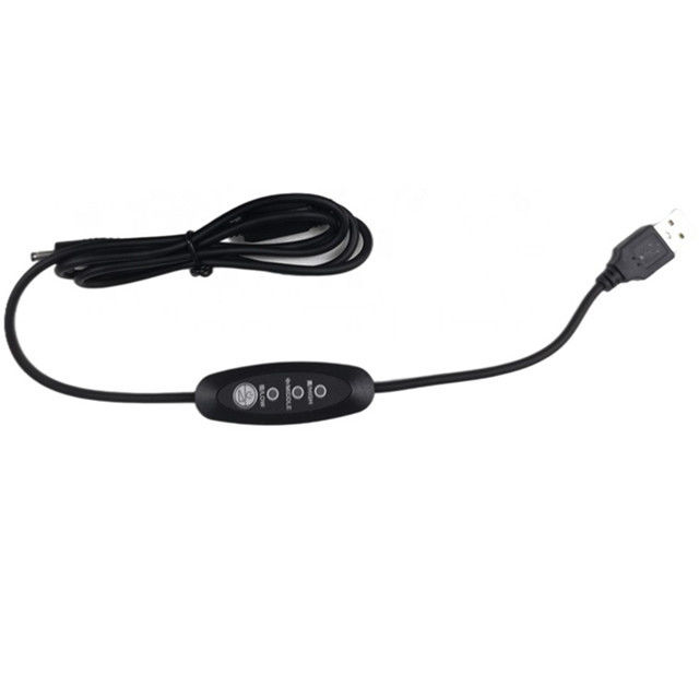 Kabel Usb Dc Tegangan Rendah 13cm Kabel Sakelar Daya Usb Sudut Lurus