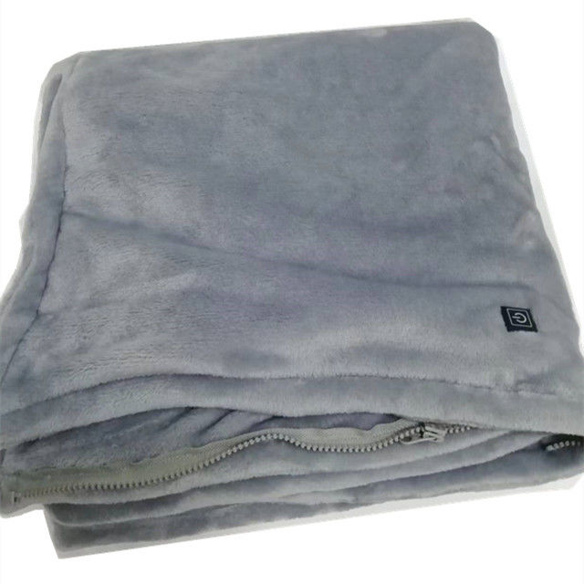Selimut Inframerah Dipanaskan Tegangan Rendah 80 X 150cm Sprei Aman Dipanaskan Dengan USB