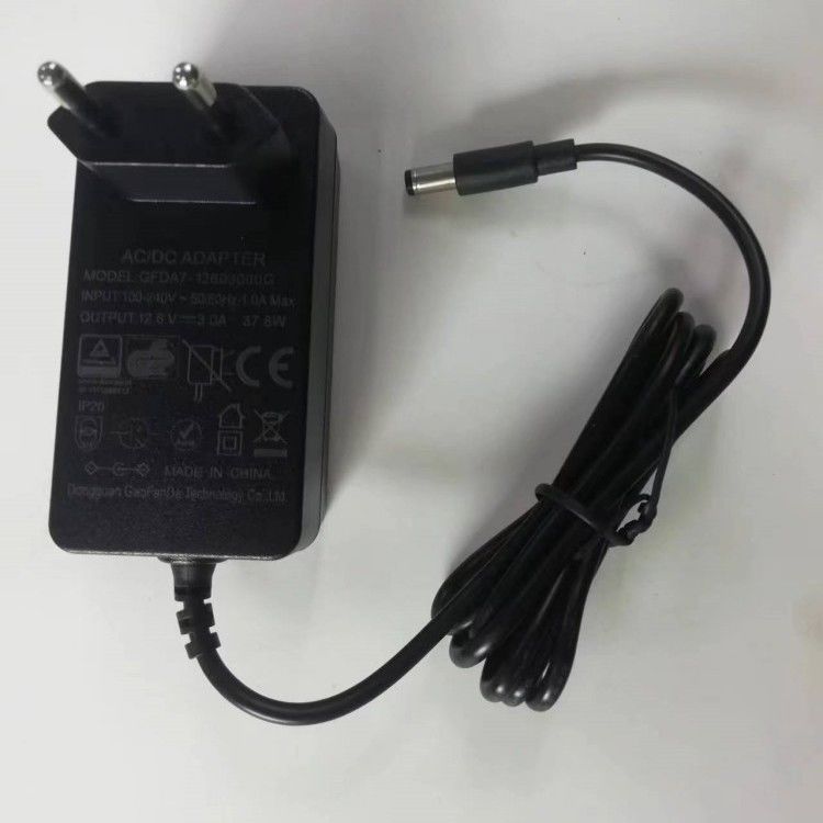 12.6v 3a AC Dc adaptor pengisi daya European Standard Plug Dc5.5x2.1mm Male