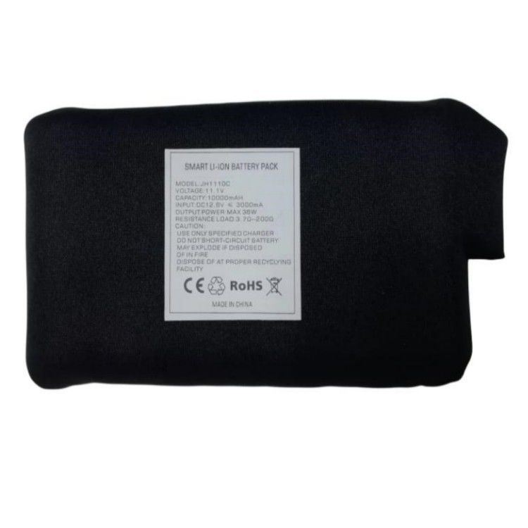 Pakaian Panas Musim Dingin Baterai 7,4V 12V 10000mAh DC Kepala Pengisian Daya Hitam Warna