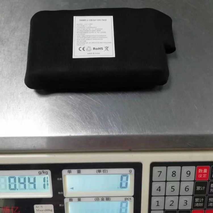 Pakaian Panas Musim Dingin Baterai 7,4V 12V 10000mAh DC Kepala Pengisian Daya Hitam Warna