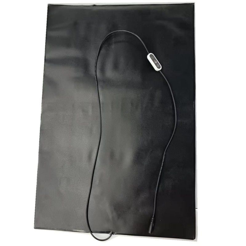 PVC Pet Heat Mat 12V Heating Pad 60x40cm Dengan Pengontrol Suhu Untuk Anjing Kucing
