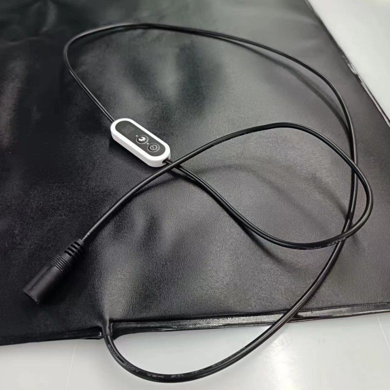 PVC Pet Heat Mat 12V Heating Pad 60x40cm Dengan Pengontrol Suhu Untuk Anjing Kucing