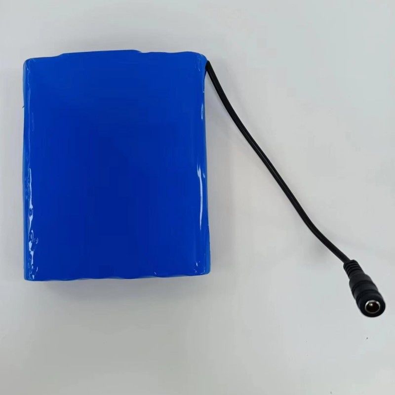 Slim 18650 Baterai Paket 6S2P 22.2V 5Ah Dengan DC 5.5x2.1mm Konektor BMS Di Atas