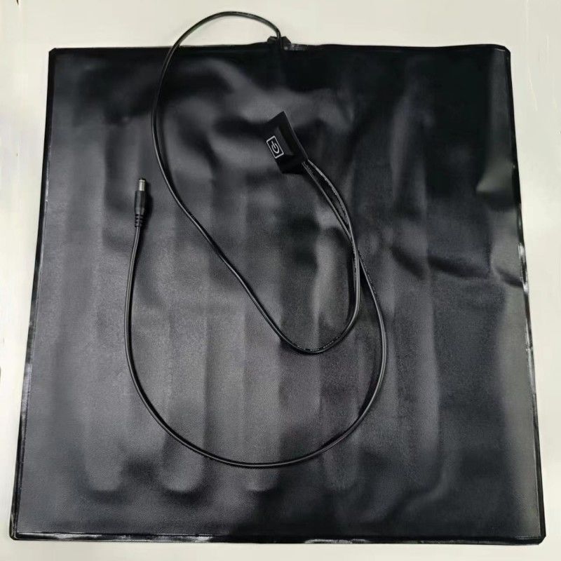 35x35cm Custom Heating Pads 12V Dengan DC Plug Untuk Hot Food Delivery Bag