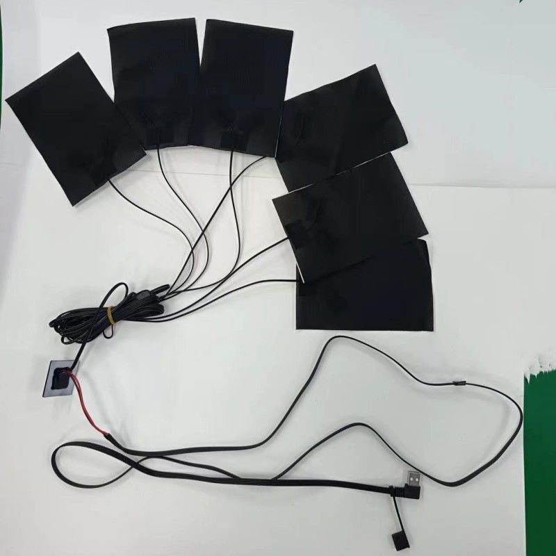 6 In 1 Pakaian Papan Pemanas 10x15cm Panjang Kabel 1M Max Suhu 50 derajat