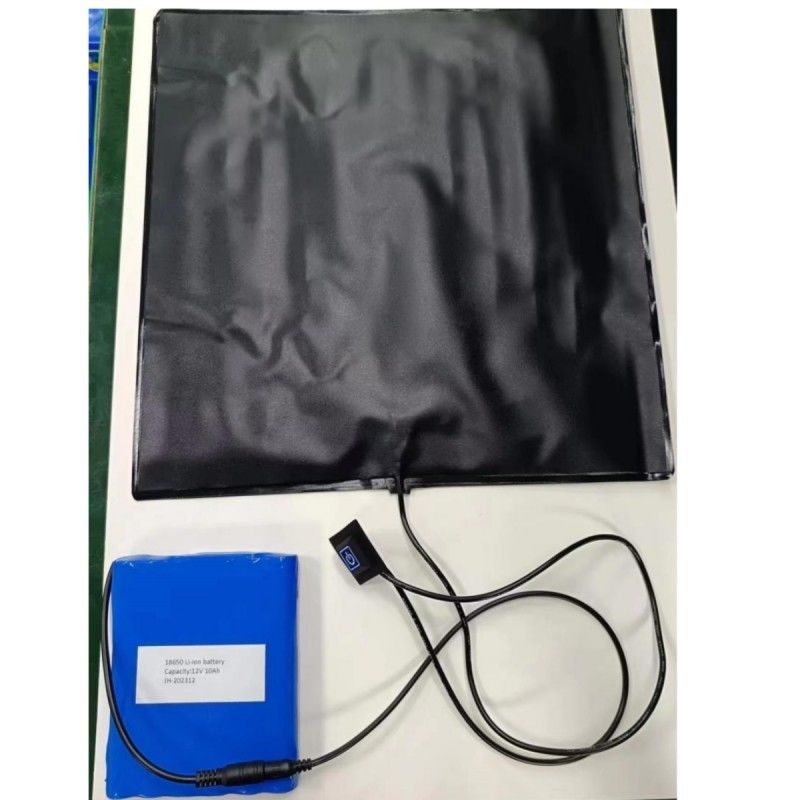 Pengiriman Makanan Panas PVC Heating Pad 12V 10Ah Baterai Powered Heating Pad Ukuran 30x30cm