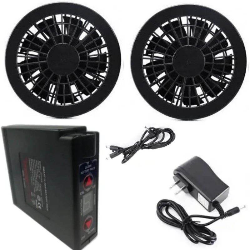 7.2V Jacket Cooling Fan Battery Set 4400mAh Dengan Pengecas Untuk Pakaian Kerja Musim Panas