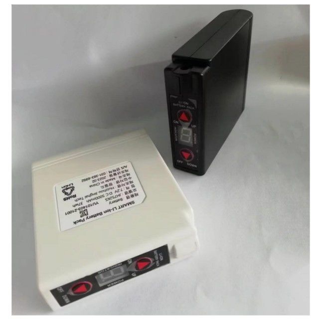 KC 7.4V 5200mAh Pakaian Pemanas Baterai Fan Jacket Baterai Dengan ON / OFF Switch Up And Down Kontrol Suhu