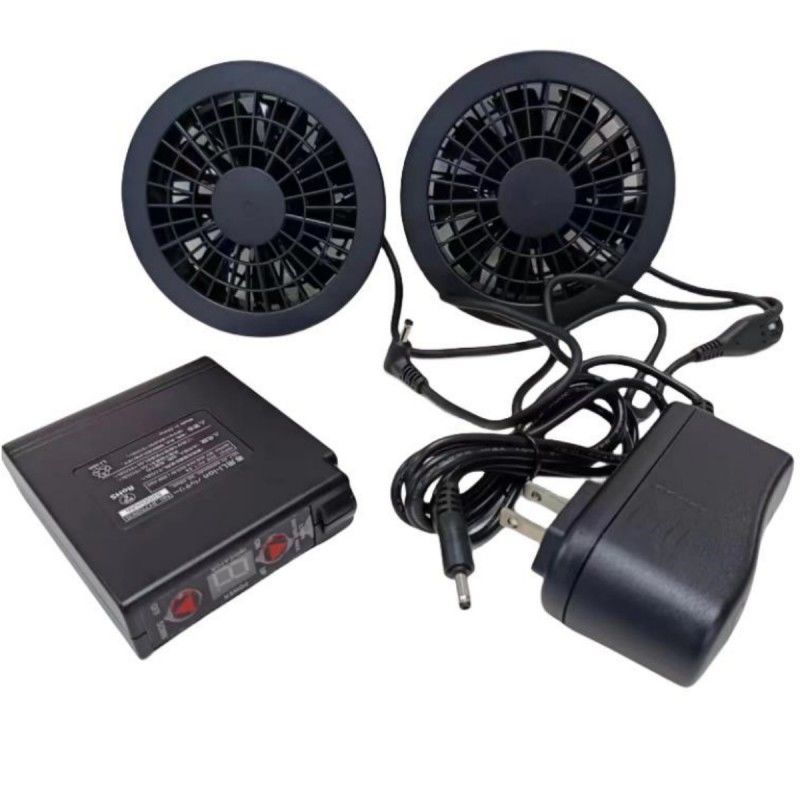 Korea Brand Battery Fan Set 7.4V 7000mAh KC Untuk Cooling Jacket