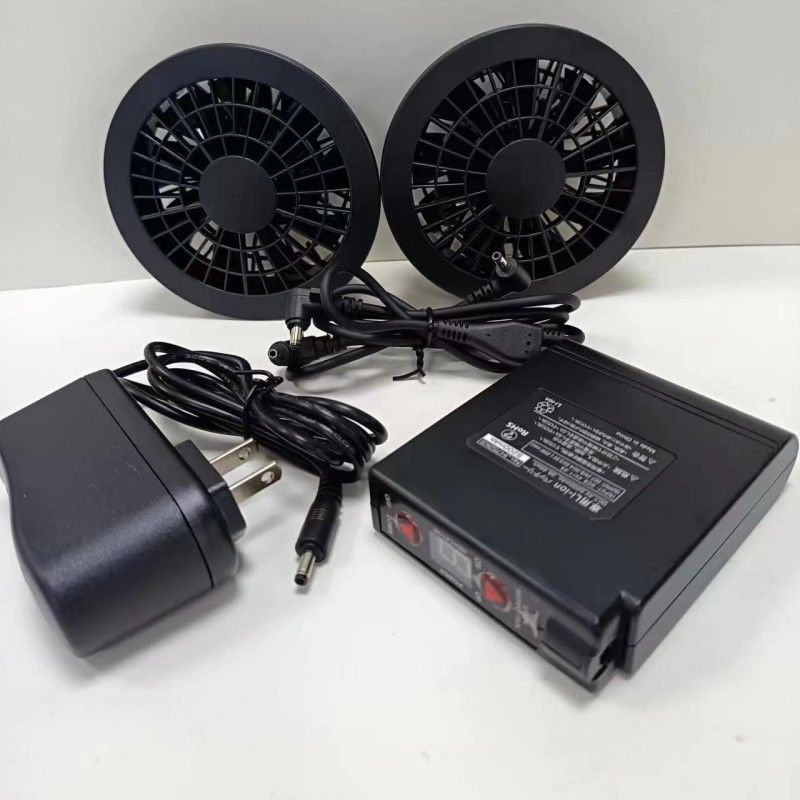 Korea Brand Battery Fan Set 7.4V 7000mAh KC Untuk Cooling Jacket