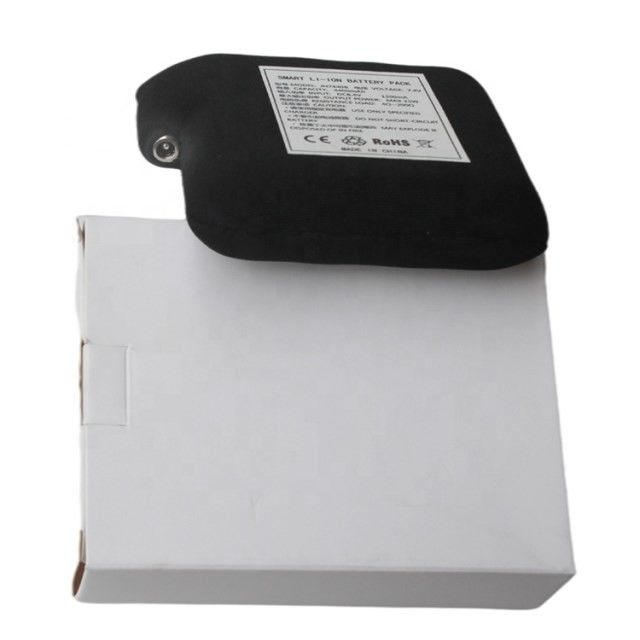 Baterai yang dibungkus kain hitam 7.4V 4400mAh 5200mAh 6400mAh 7000mAh Baterai untuk rompi pemanasan