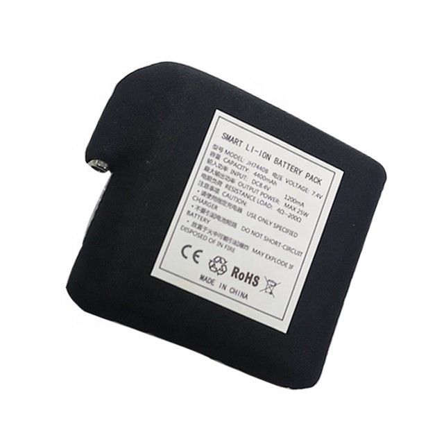Baterai yang dibungkus kain hitam 7.4V 4400mAh 5200mAh 6400mAh 7000mAh Baterai untuk rompi pemanasan