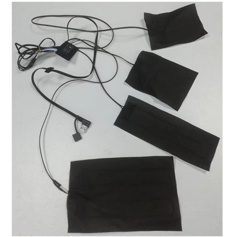 Jaket Panas Pad 4pads 4 In 1 InfraMerah Jauh 5V USB Heating Sheet Untuk Pakaian