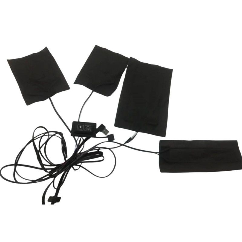 Jaket Panas Pad 4pads 4 In 1 InfraMerah Jauh 5V USB Heating Sheet Untuk Pakaian