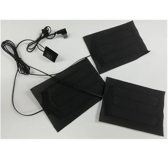 Pakaian InfraMerah Jauh Panas Pad 3 dalam satu 5V USB Heater sheet Untuk jaket