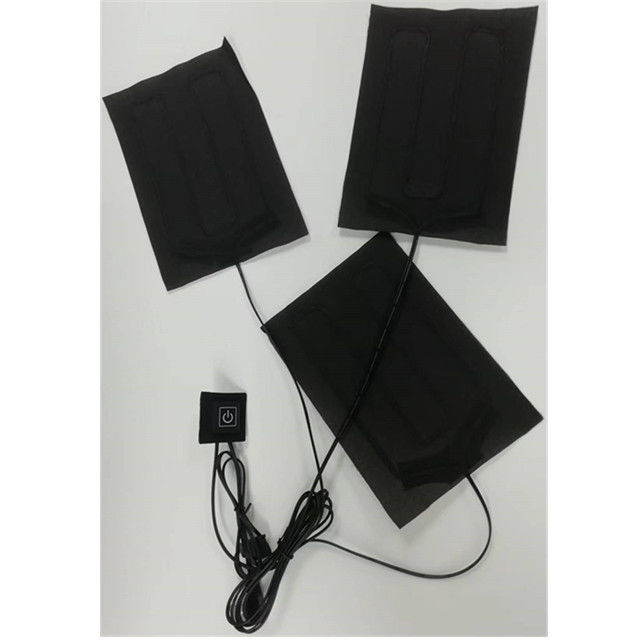 Pakaian InfraMerah Jauh Panas Pad 3 dalam satu 5V USB Heater sheet Untuk jaket