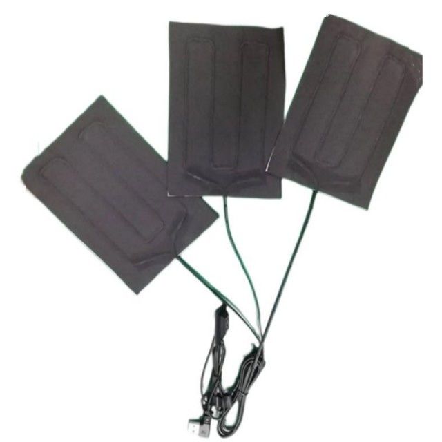 Pakaian InfraMerah Jauh Panas Pad 3 dalam satu 5V USB Heater sheet Untuk jaket