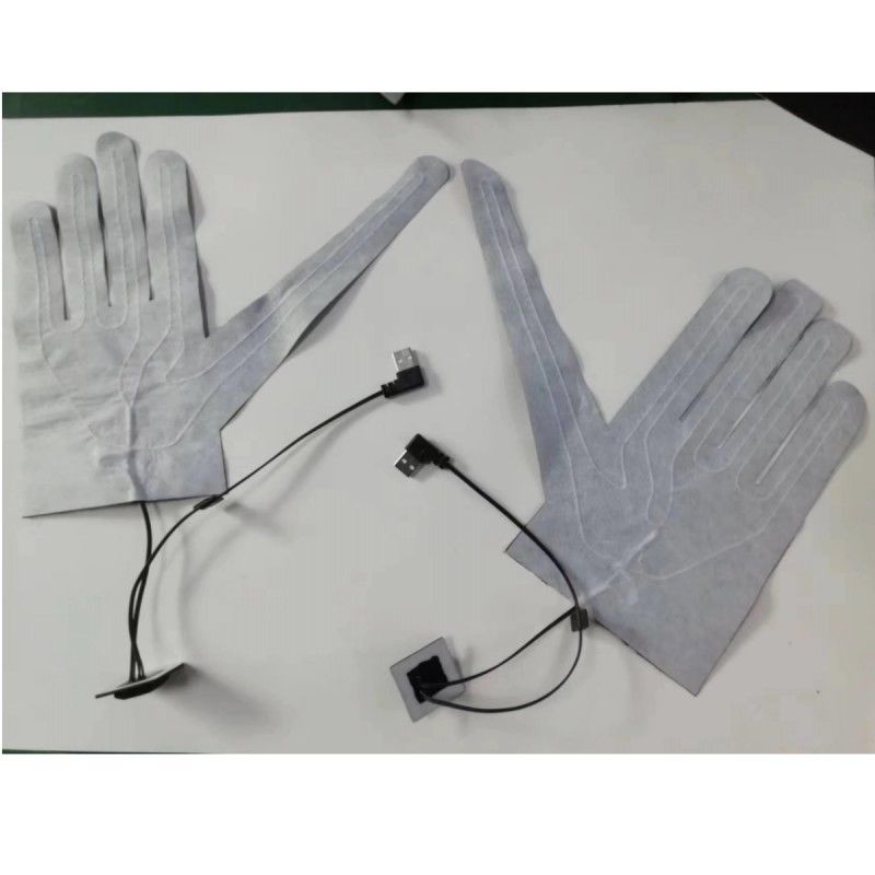 Pakaian Panas Pad Untuk Sarung Tangan 5V USB Dengan Switch Pemanas Untuk Sarung Tangan Dipanaskan