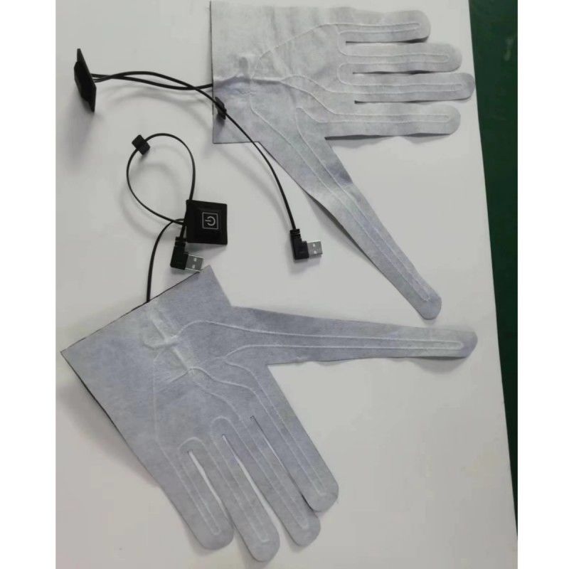 Pakaian Panas Pad Untuk Sarung Tangan 5V USB Dengan Switch Pemanas Untuk Sarung Tangan Dipanaskan