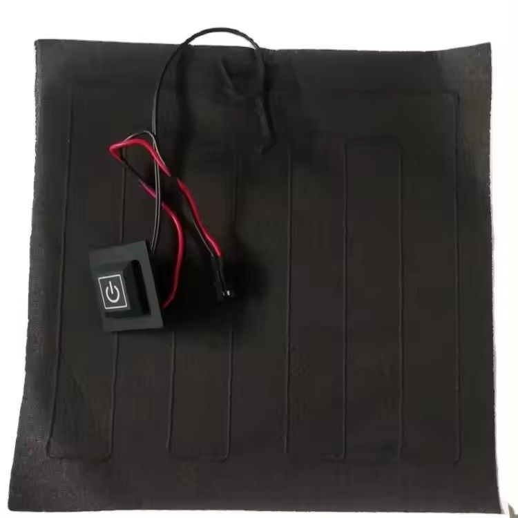 Custom Clothing Heating Pad Ukuran 20x20cm 3.7V Dengan SM 2Pin Plug