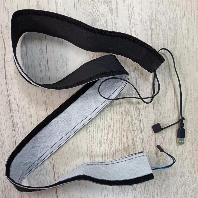 Black Spunlace Kain Custom Heating Pad dengan panjang kabel 50cm dan kontrol daya otomatis
