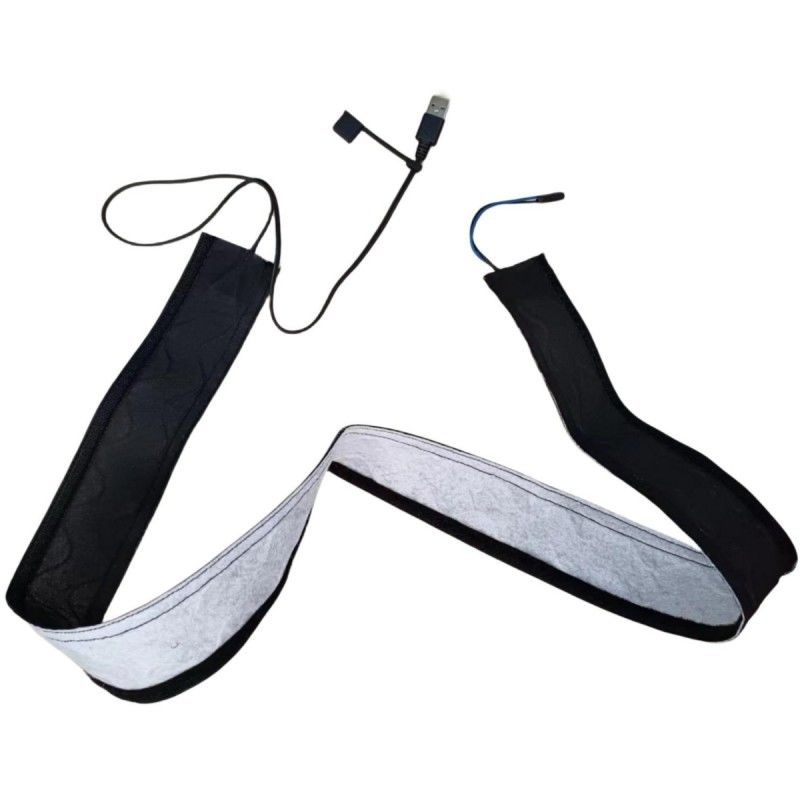 Black Spunlace Kain Custom Heating Pad dengan panjang kabel 50cm dan kontrol daya otomatis