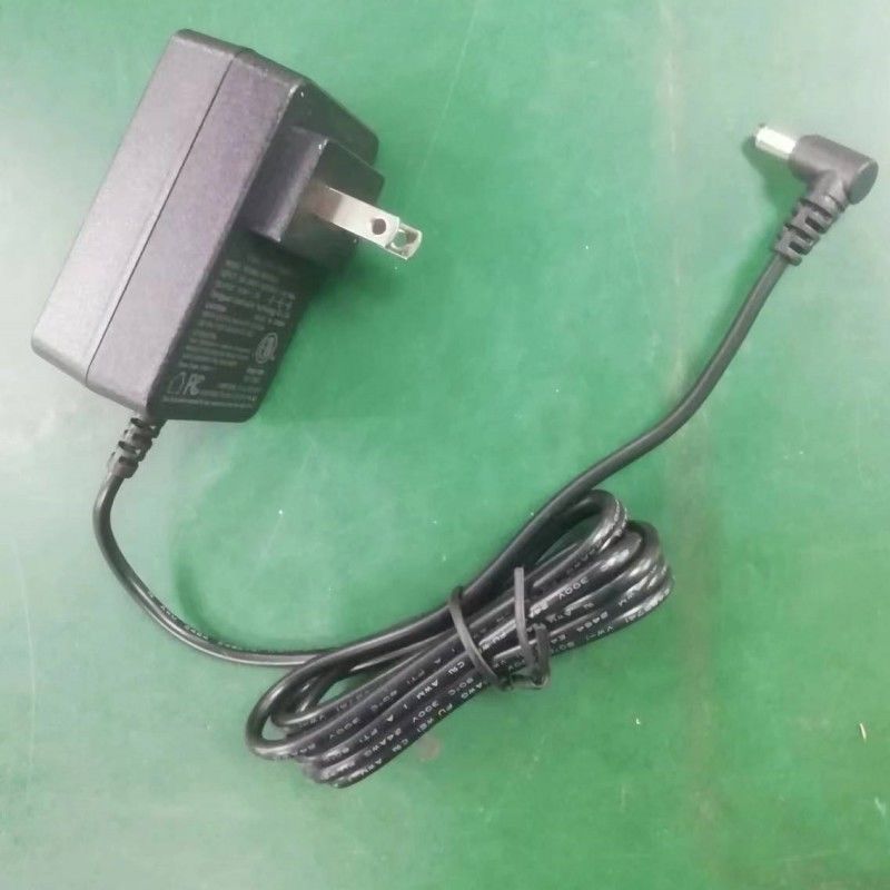 12V baterai pengisi daya 2A US Plug DC Bend Head 90° 2.1 mm Barrel Jack Dua Amp