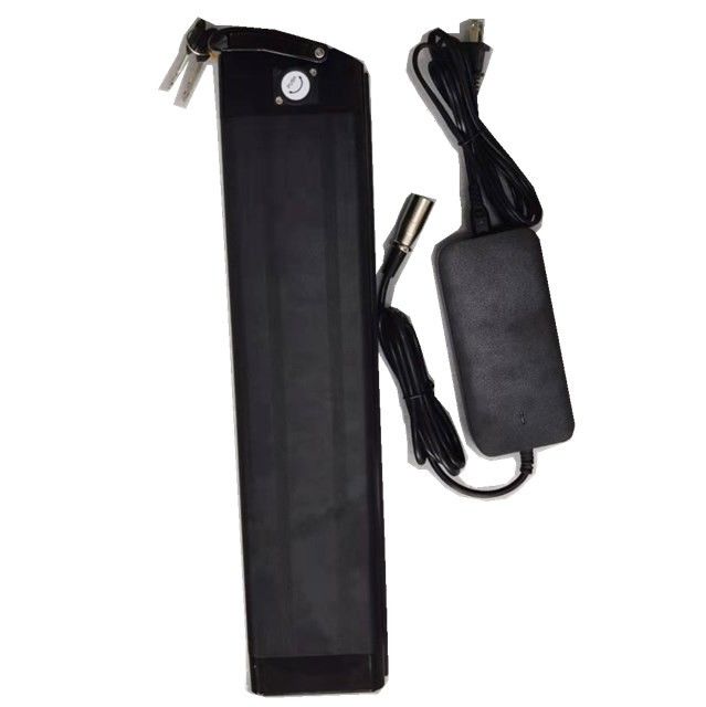Baterai Litium Silver Fish 48V 25Ah Panjang 630mm dengan pengisi daya Untuk E Bike