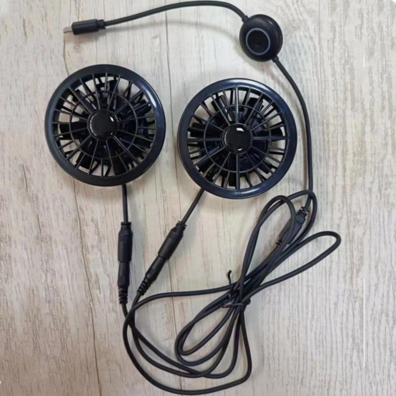 Fan celana 2 pcs Fan pendingin kecil 5V Dengan colokan tipe-C