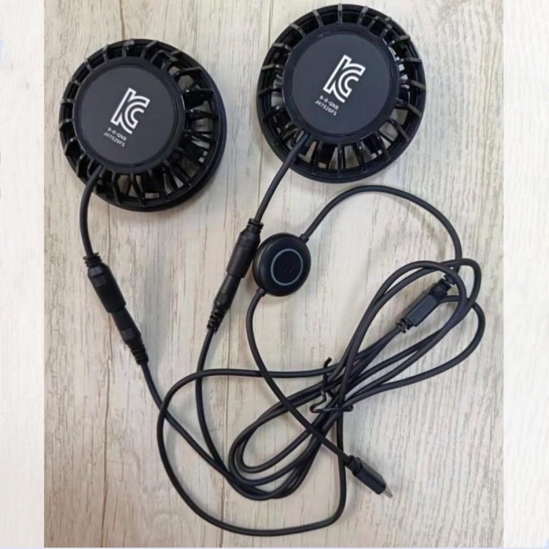 Fan celana 2 pcs Fan pendingin kecil 5V Dengan colokan tipe-C