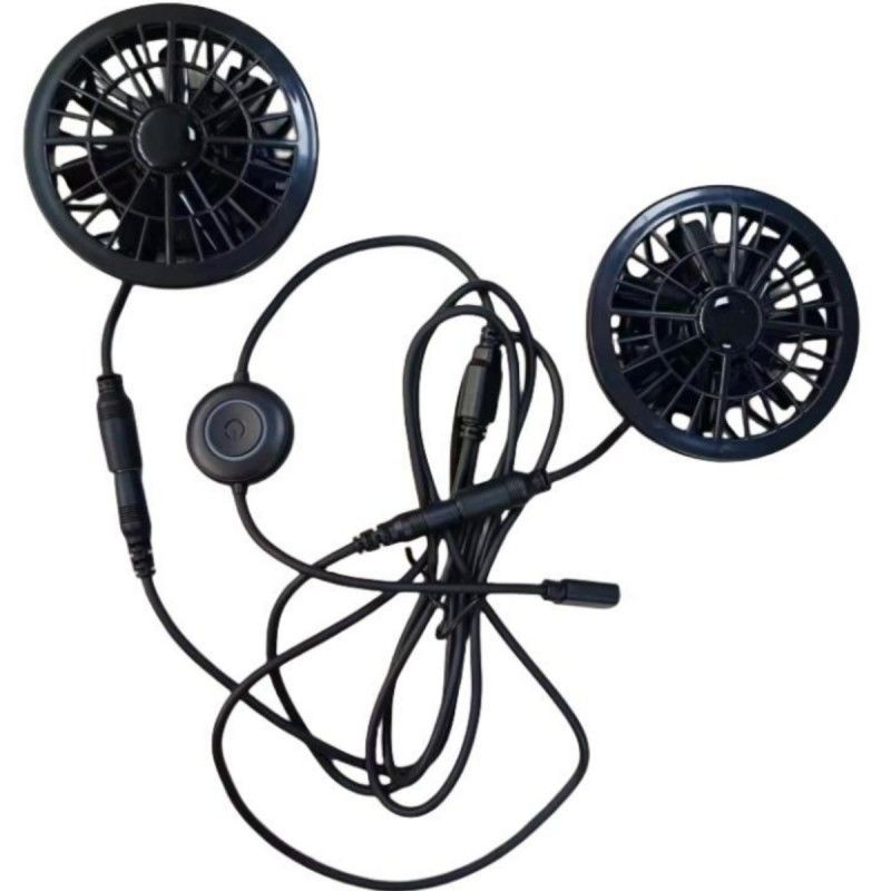 Fan celana 2 pcs Fan pendingin kecil 5V Dengan colokan tipe-C