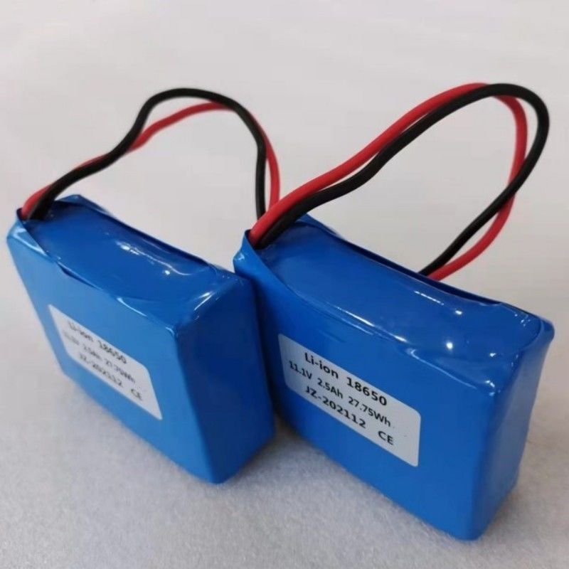 High Disharge Battery Pack 3S1P 18650 2500mAh 8C 11.1V Baterai Untuk Perangkat Medis