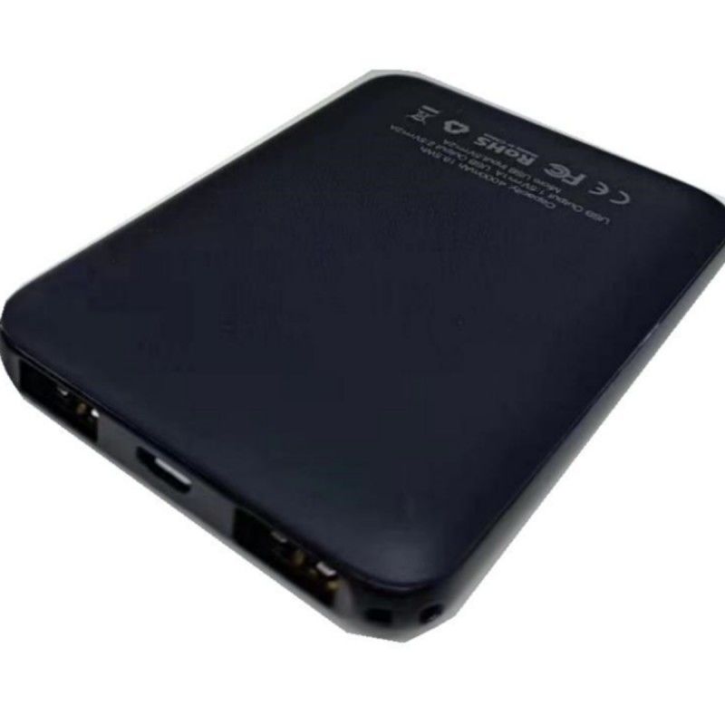 Mini Faster Powerbank 4000mAh 5V 2A Baterai Super Slim Ukuran Palm Power Bank