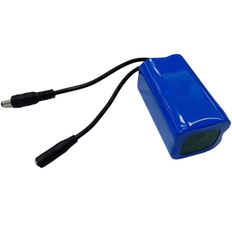 LED Strip Light Baterai 7.4V Kapasitas Maks untuk 4 sel 18650 Baterai Dengan DC Plug