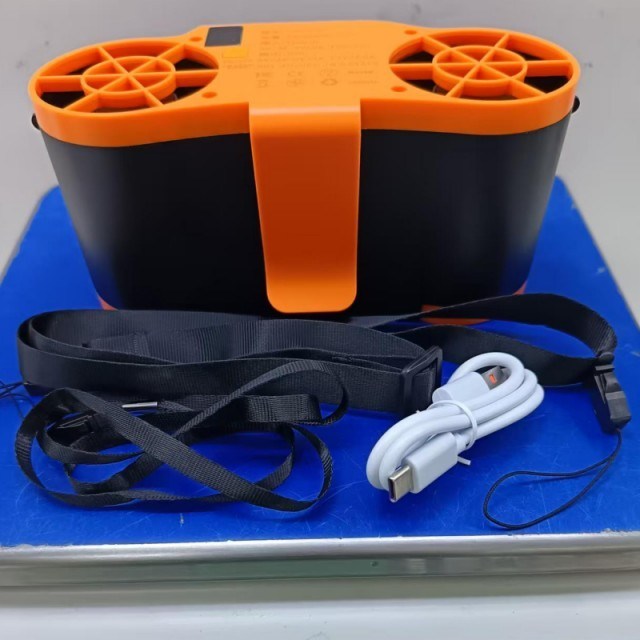 Kipas Pinggang Portabel Baterai 20000mAh dengan 6 Tingkat Kecepatan yang Dapat Disesuaikan dan Fungsi Power Bank