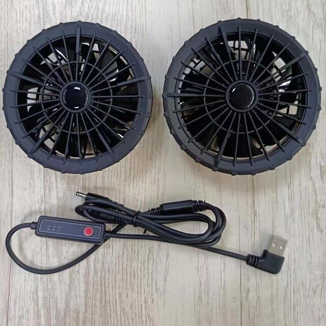 Kipas Pakaian Luar Pendingin Musim Panas dengan 3 Tingkat Kecepatan untuk Kipas Pendingin Jaket Super Tipis 34mm