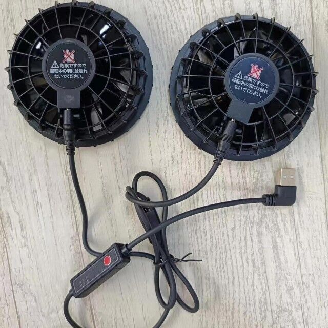 Kipas Pakaian Luar Pendingin Musim Panas dengan 3 Tingkat Kecepatan untuk Kipas Pendingin Jaket Super Tipis 34mm